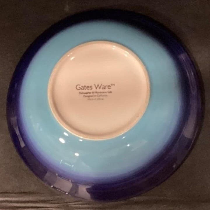 Laurie Gates Gates Ware Pasta Bowls, Set of 2, Lemon Lime Olives Ceramic Dishes - Thumbnail 5