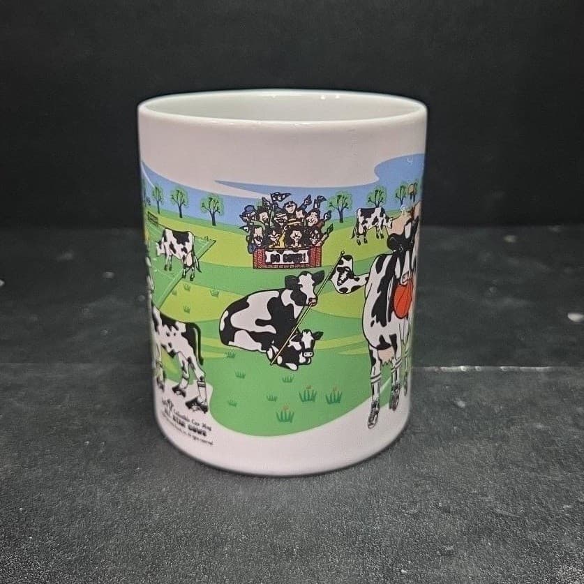 All Star Cows Coffee Cup, Vintage 2004 Collectible World Cup Soccer, Drinkware - Thumbnail 3