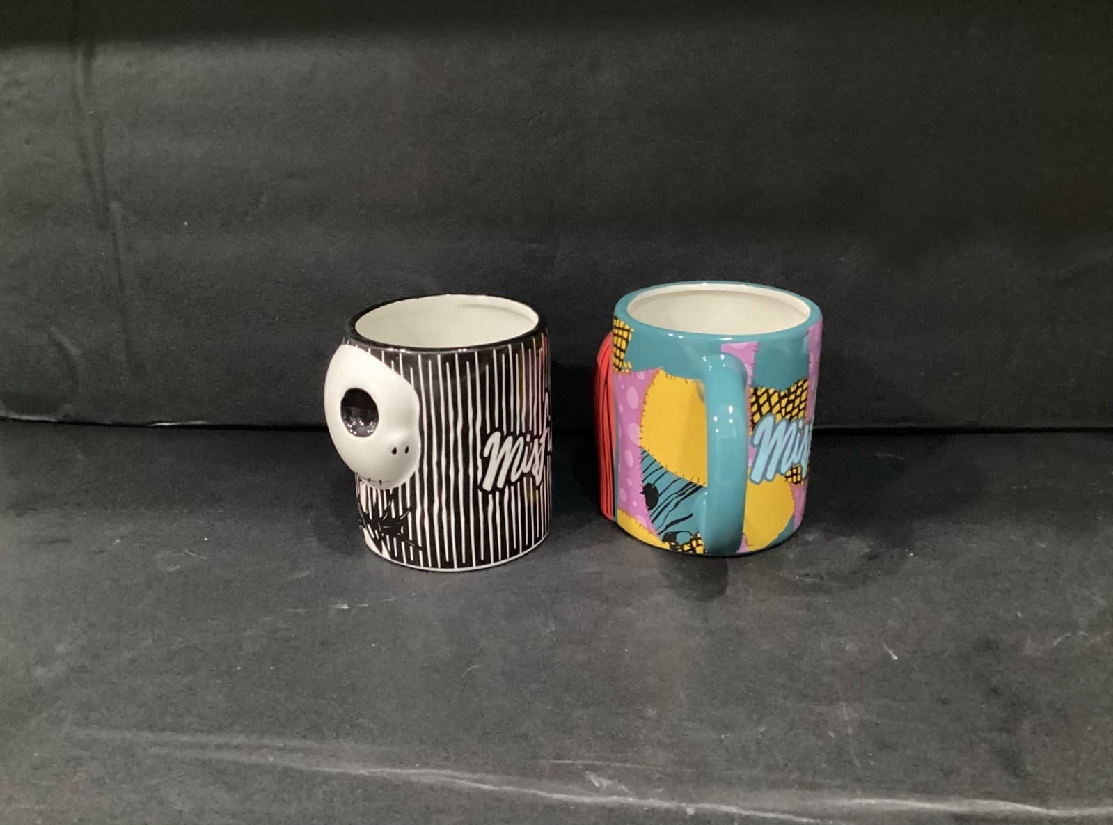 New Tim Burton 3D Sculpted Ceramic Mug Set Nightmare Before Christmas Disney - Thumbnail 5
