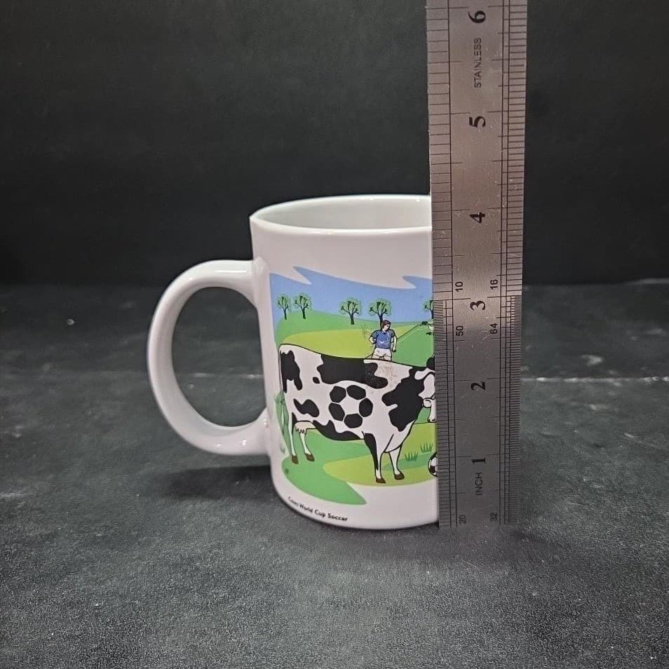 All Star Cows Coffee Cup, Vintage 2004 Collectible World Cup Soccer, Drinkware - Thumbnail 9