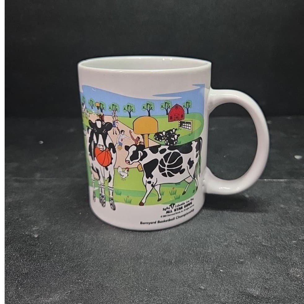 All Star Cows Coffee Cup, Vintage 2004 Collectible World Cup Soccer, Drinkware - Thumbnail 4