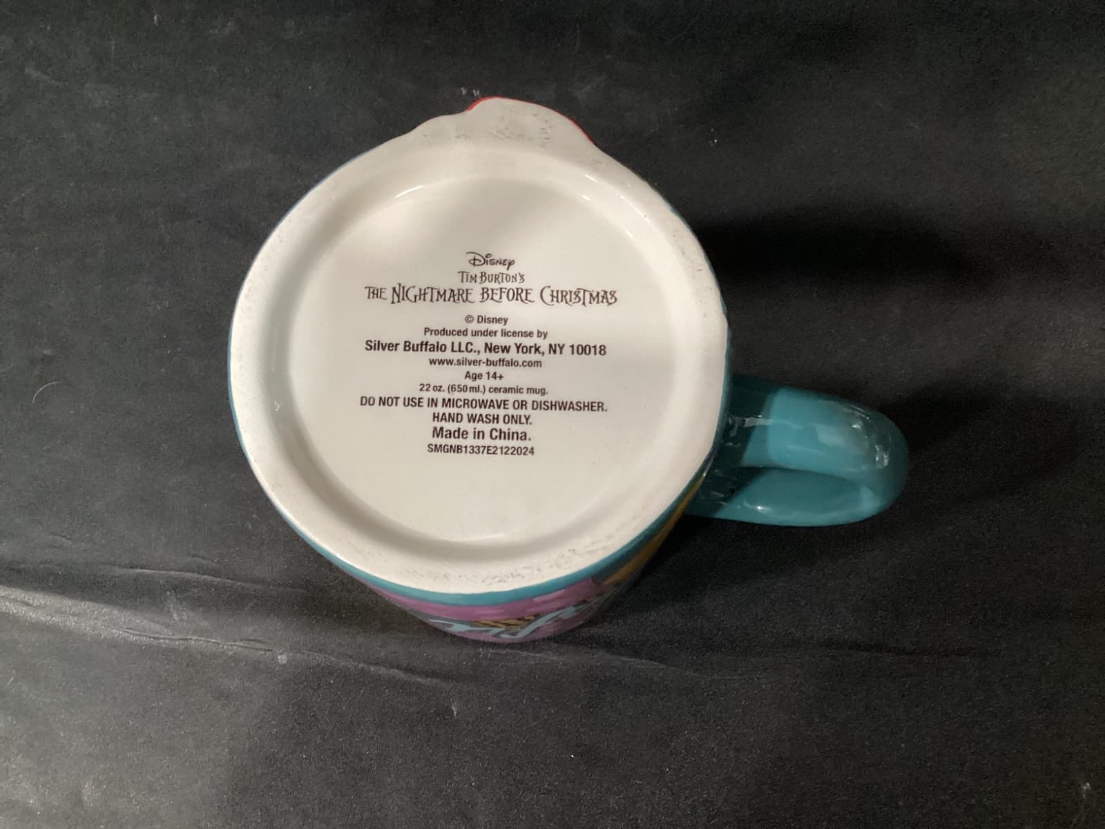 New Tim Burton 3D Sculpted Ceramic Mug Set Nightmare Before Christmas Disney - Thumbnail 10