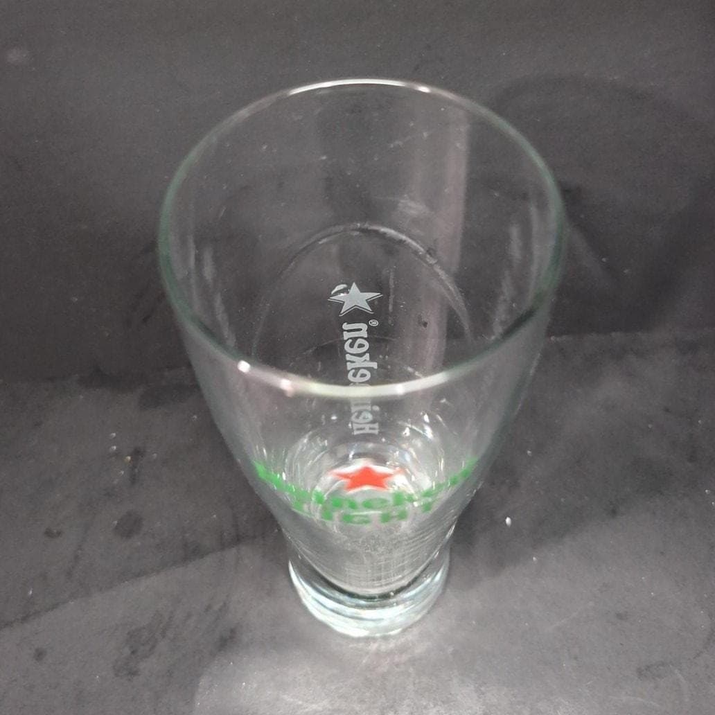 Heineken Light Red Star Beer Glass, Clear Logo Pilsner Drinkware, Replacement - Thumbnail 6