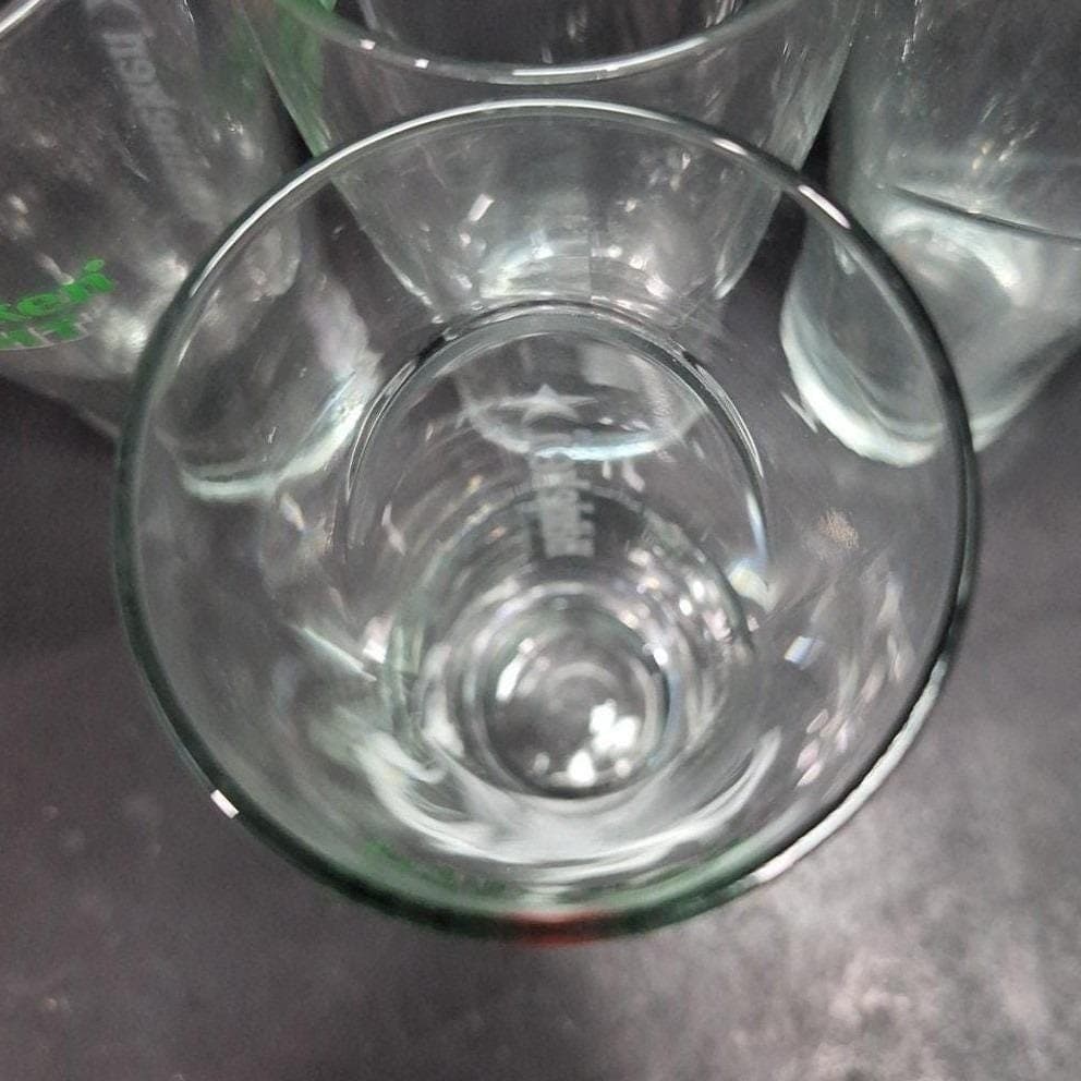 Heineken Light Beer Pilsner Glasses, Set of 4, Red Star Logo Design, Replacement - Thumbnail 5