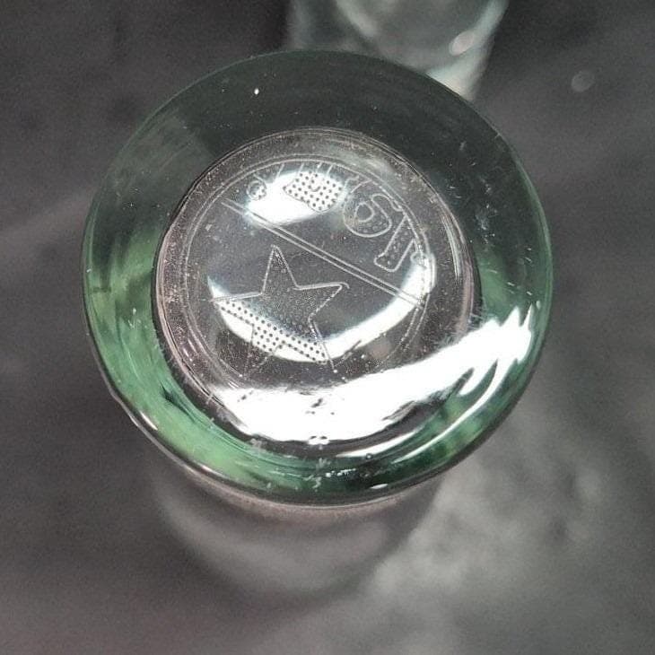 Heineken Light Beer Glasses, Set of 2, Red Star Design, 7.25" Tall, Glassware - Thumbnail 4