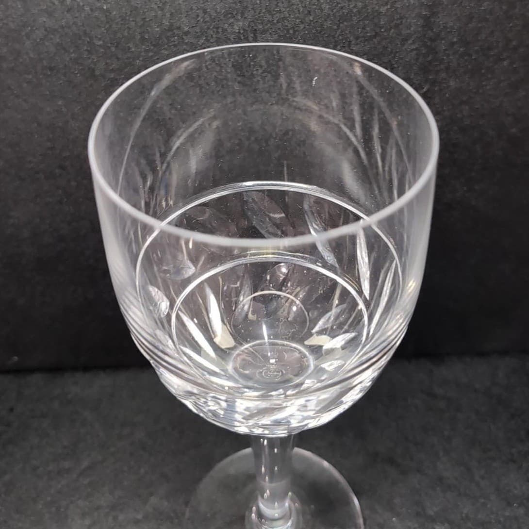 Miller Rogaska Garland Design Wine Glass, Vintage Clear Stemware, Glassware - Thumbnail 6