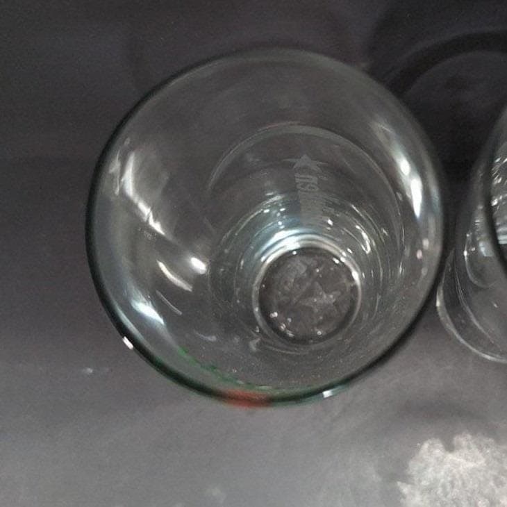 Heineken Light Beer Glasses, Set of 2, Red Star Design, 7.25" Tall, Glassware - Thumbnail 5