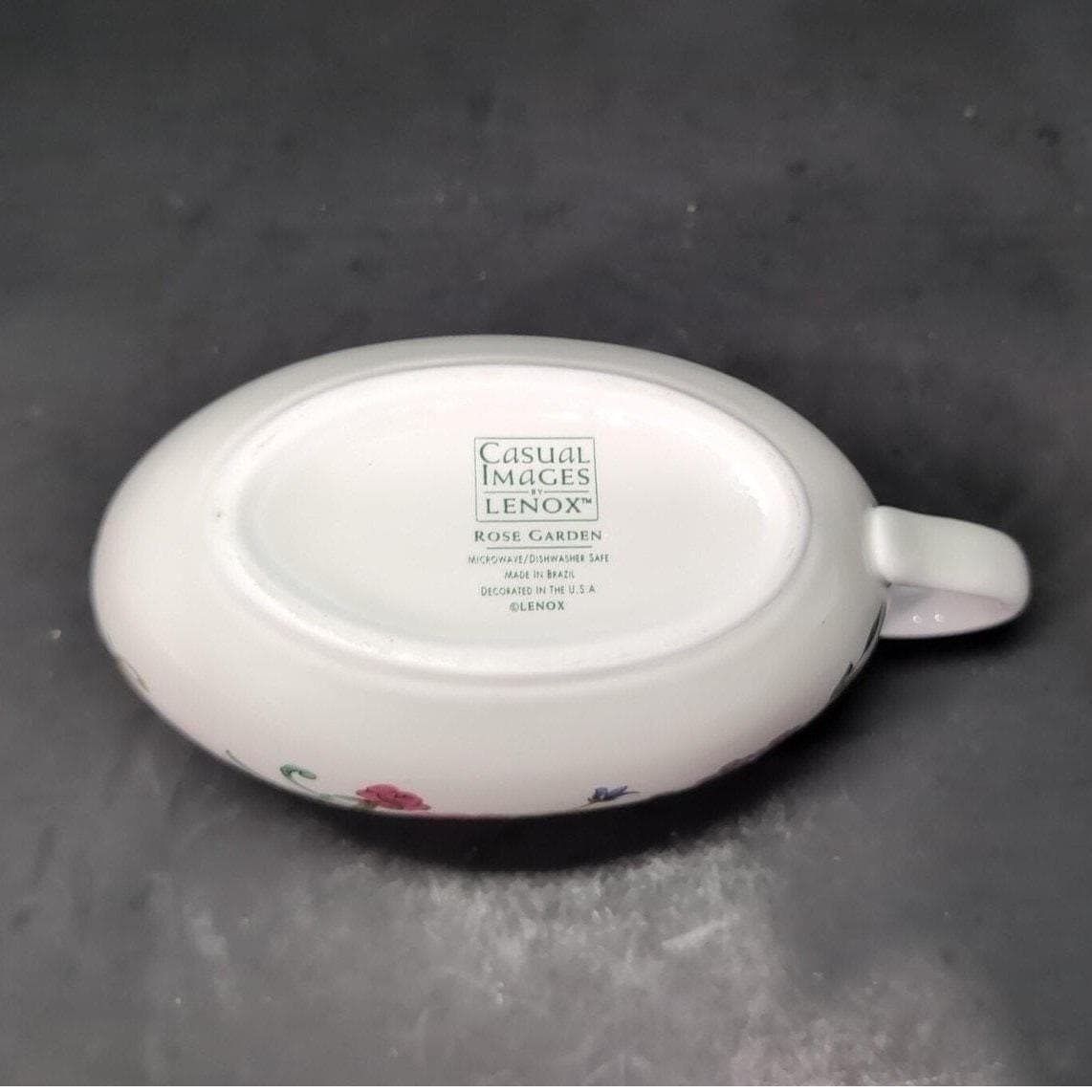 Lenox Rose Garden Gravy Boat, Vintage Casual Images Collection, Floral Tableware - Thumbnail 4