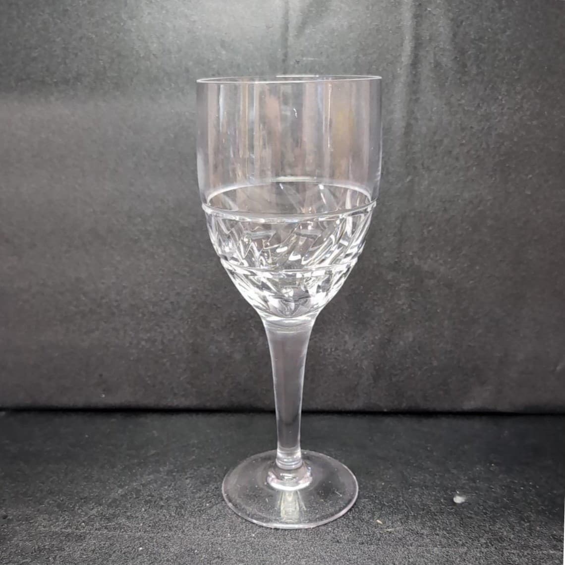 Miller Rogaska Garland Design Wine Glass, Vintage Clear Stemware, Glassware - Thumbnail 3