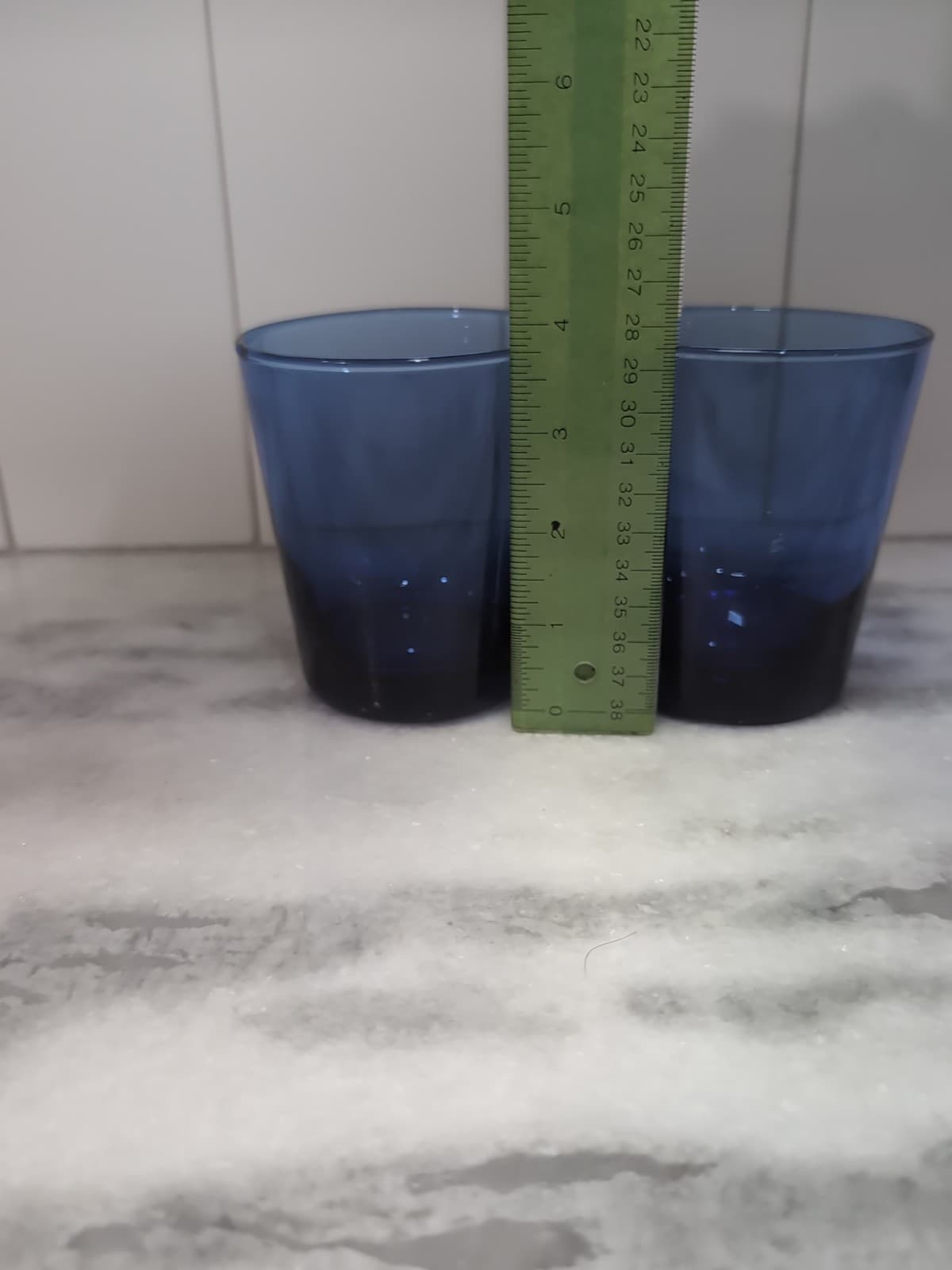 Anchor Hocking Cobalt Blue Whiskey Glasses, Old Fashioned Glasses, Barware - Thumbnail 8