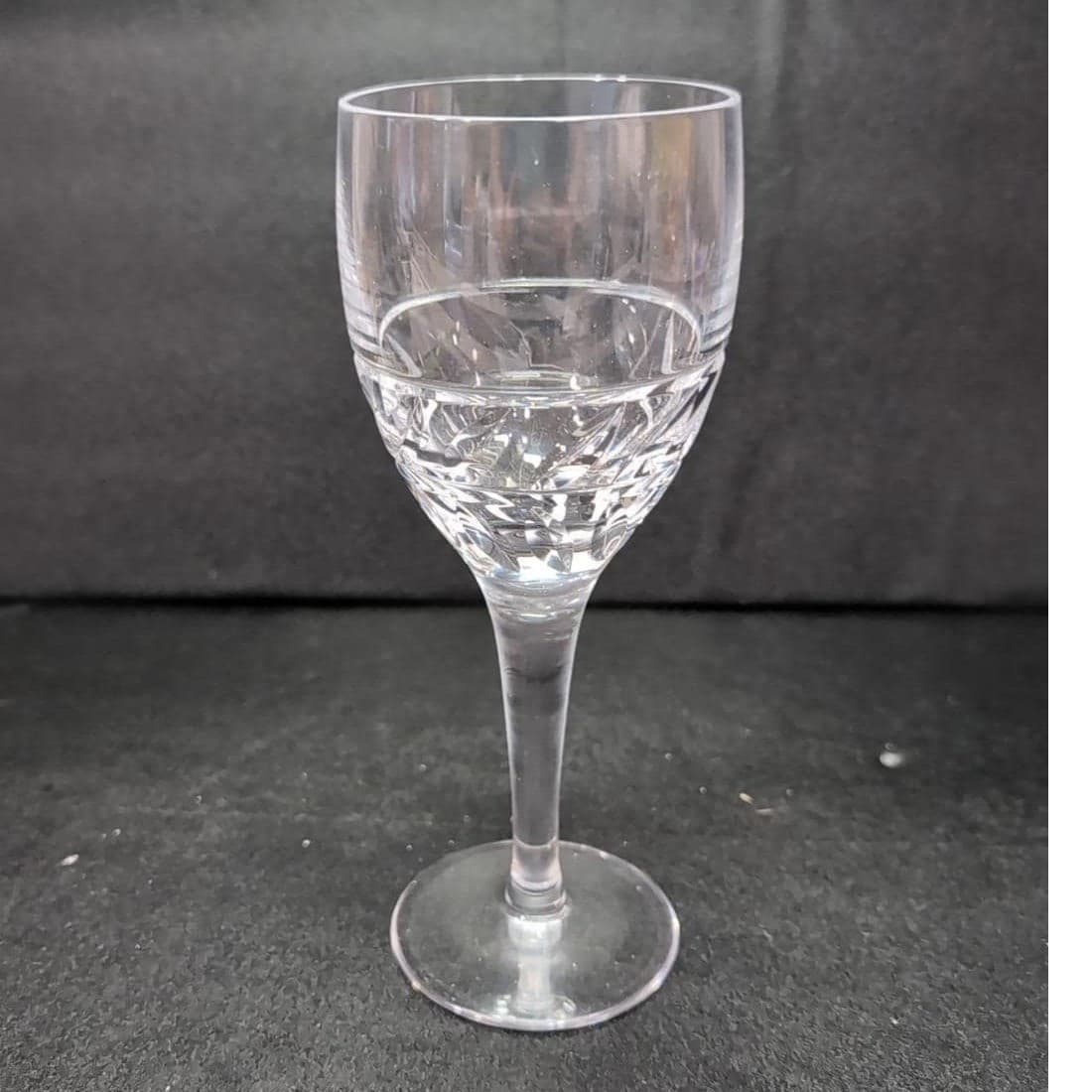 Miller Rogaska Garland Design Water Goblet, Vintage Clear Stemware, Glassware - Thumbnail 2