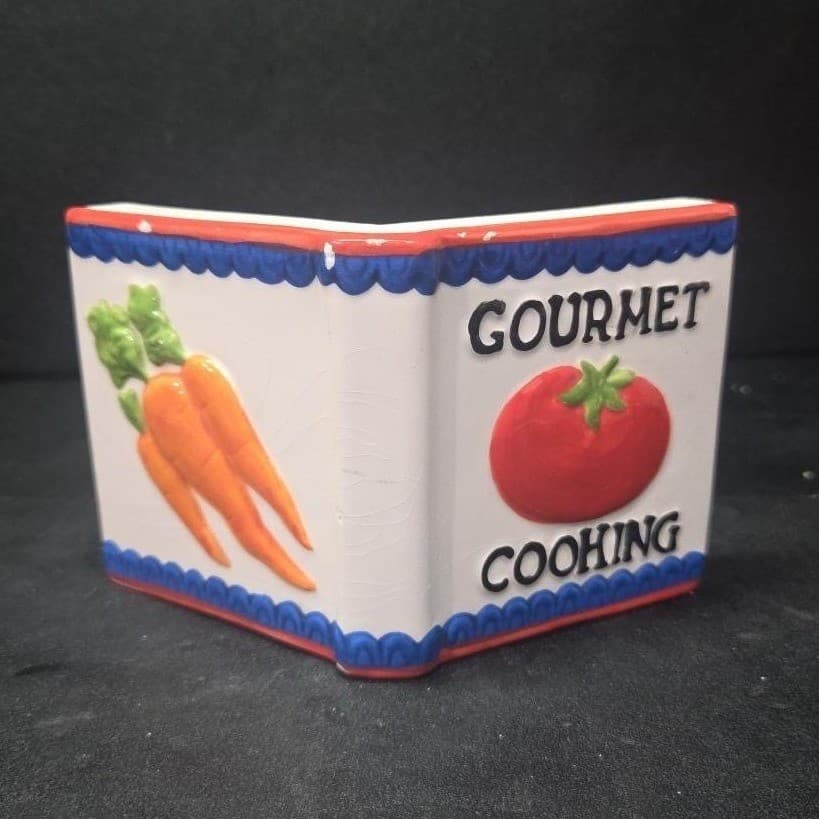 Boston Warehouse Ceramic Cookbook Stand, Vintage Holder, Gourmet Cooking Display - Thumbnail 2