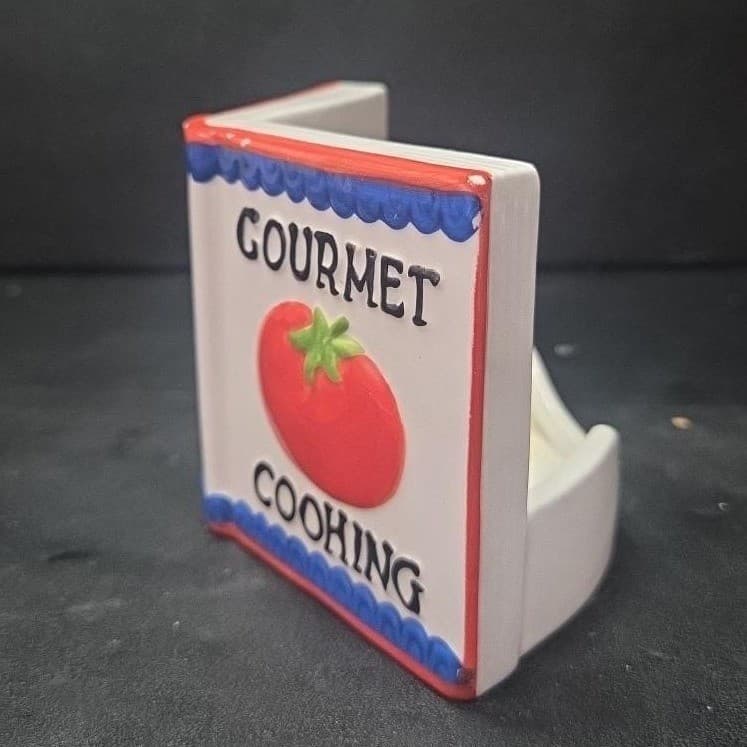 Boston Warehouse Ceramic Cookbook Stand, Vintage Holder, Gourmet Cooking Display - Thumbnail 3