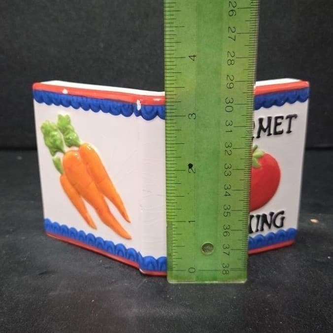 Boston Warehouse Ceramic Cookbook Stand, Vintage Holder, Gourmet Cooking Display - Thumbnail 8