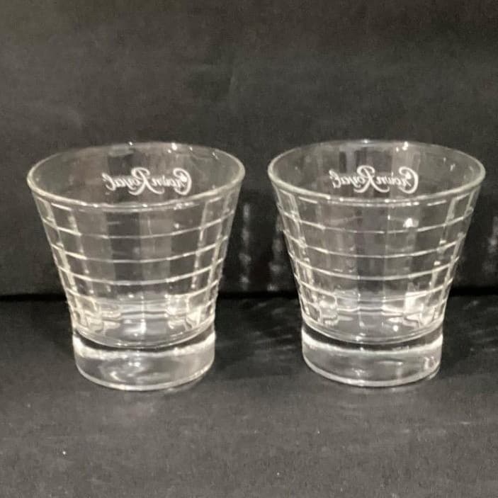 Crown Royal Optic Block Lowball Glasses, Set of 2, Vintage Whiskey Tumblers - Thumbnail 10