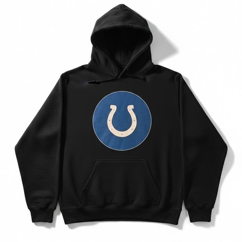Pacific & Co Indianapolis Colts Hoodie, Men's XXL Sweatshirt, Horseshoe Logo