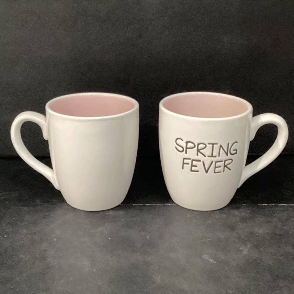 1872 Spring Fever Large Coffee Cups, Set of 2, Rae Dunn Style Drinkware - Thumbnail 9