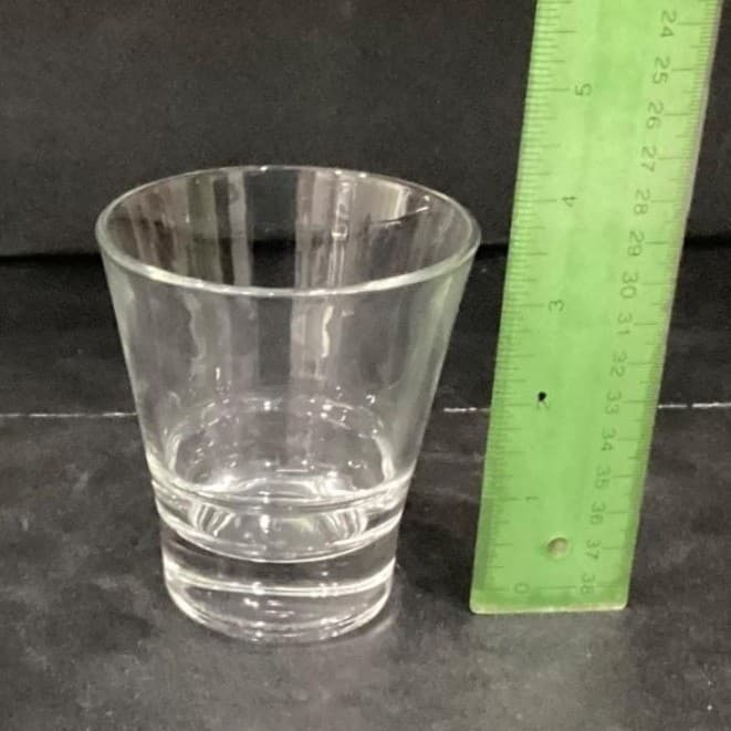 Libbey Duratuff Whiskey Rock Glasses, Set of 2, Vintage Clear Lowball Tumblers - Thumbnail 6