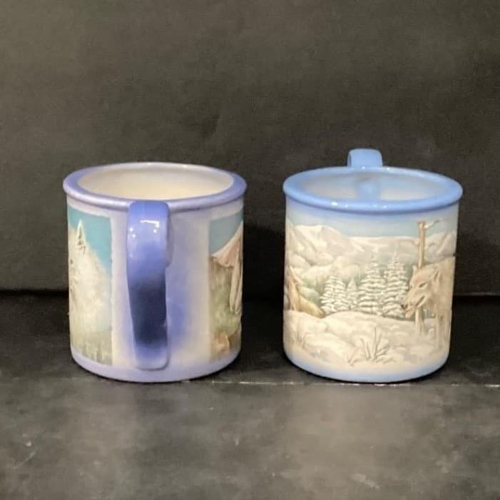 Certified International Mountain Summit Coffee Cups, Vtg Native American Design - Thumbnail 10