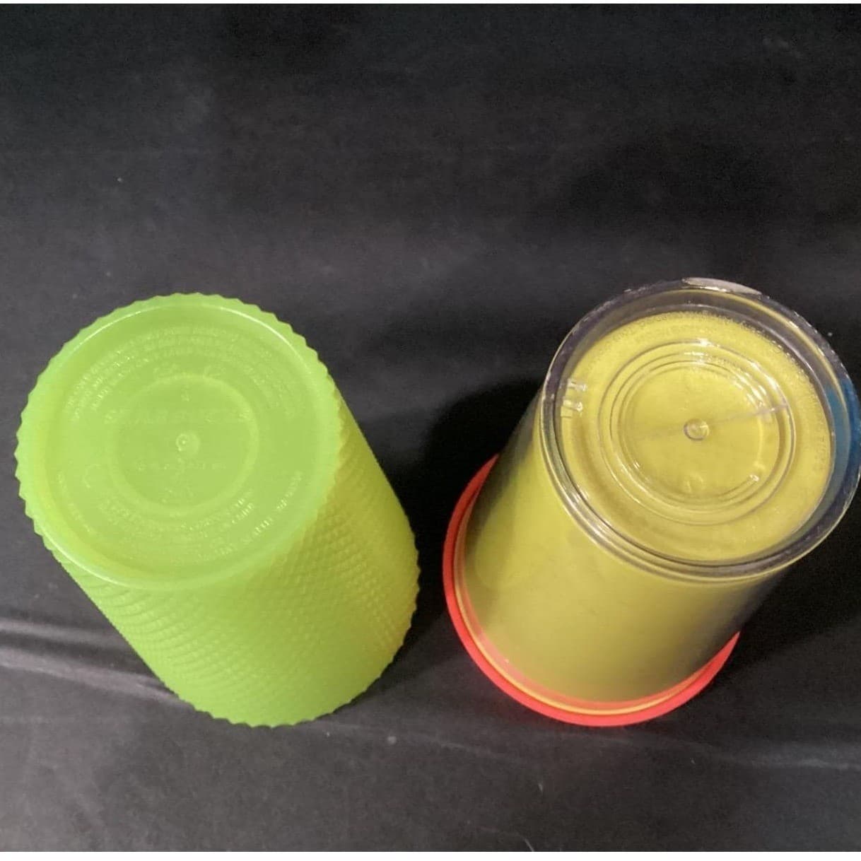Starbucks Cold Cups, Set of 2, Green & Neon Yellow Reusable Tumblers - Thumbnail 12