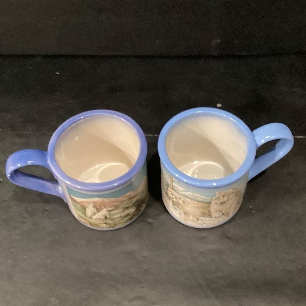 Certified International Mountain Summit Coffee Cups, Vtg Native American Design - Thumbnail 3