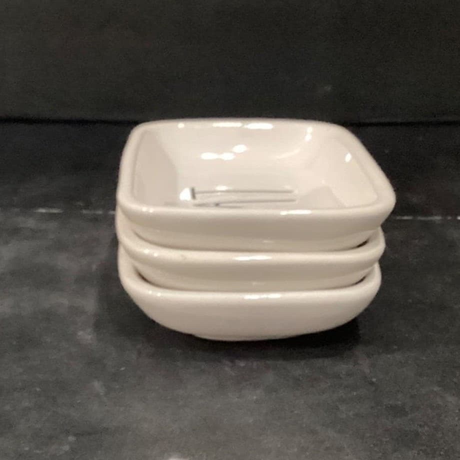 Rae Dunn "Taste Nibble Eat" Snack Platter, Four Piece Set, Farmhouse Serveware - Thumbnail 15