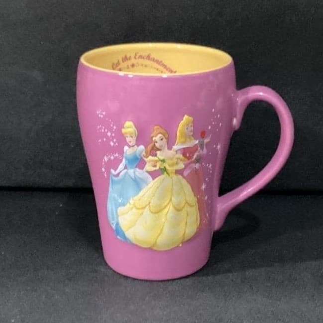 Disney Princess Coffee Cup, Cinderella Belle Aurora, Purple Character Drinkware - Thumbnail 2