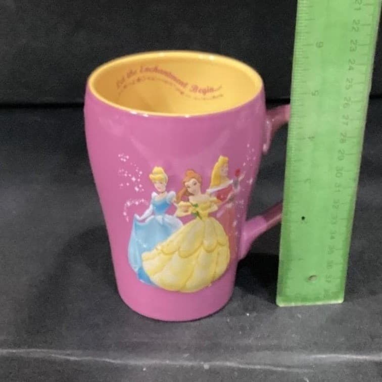 Disney Princess Coffee Cup, Cinderella Belle Aurora, Purple Character Drinkware - Thumbnail 6