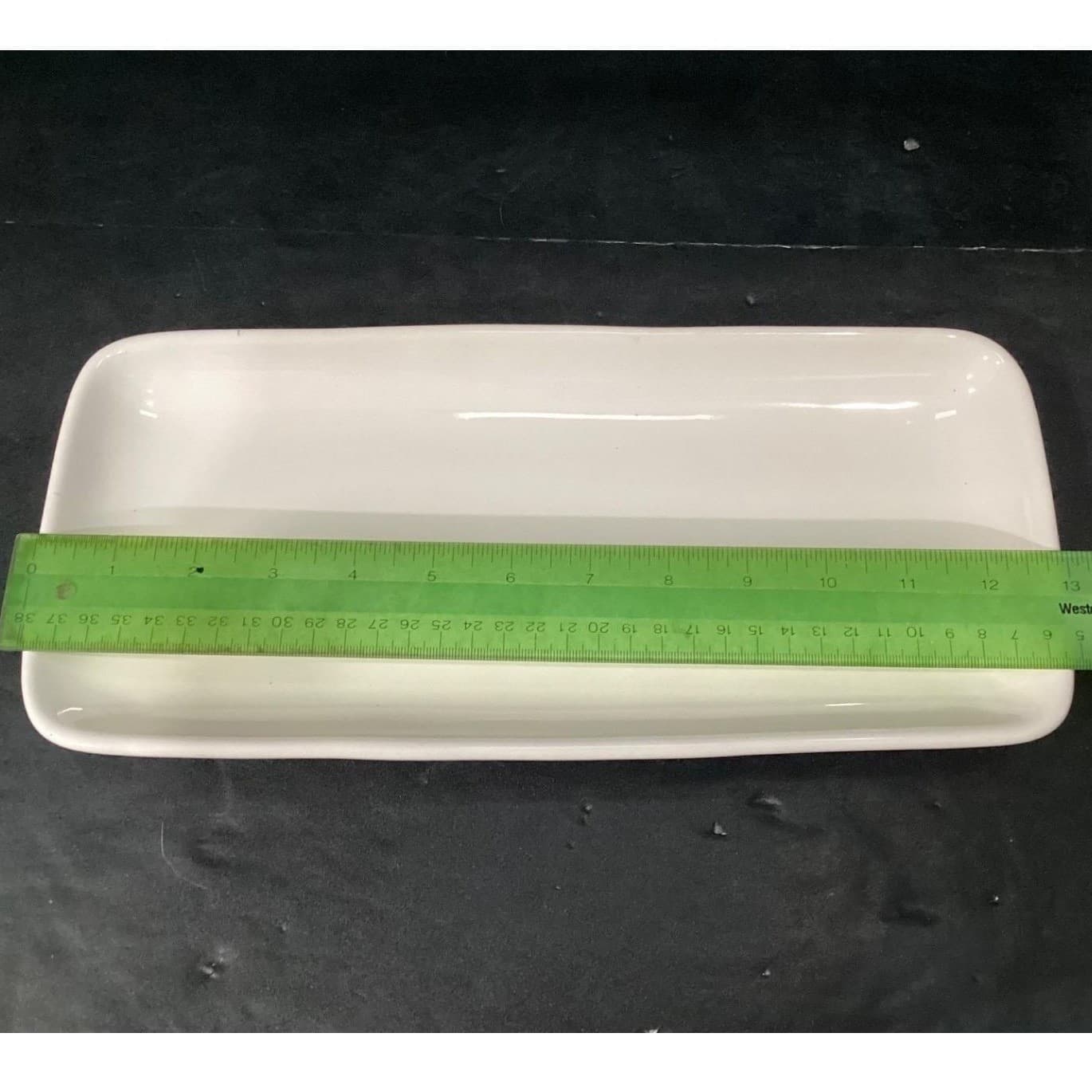 Rae Dunn "Taste Nibble Eat" Snack Platter, Four Piece Set, Farmhouse Serveware - Thumbnail 2