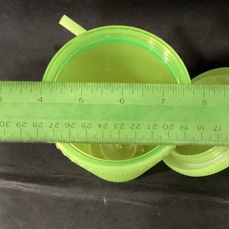 Starbucks Cold Cups, Set of 2, Green & Neon Yellow Reusable Tumblers - Thumbnail 9