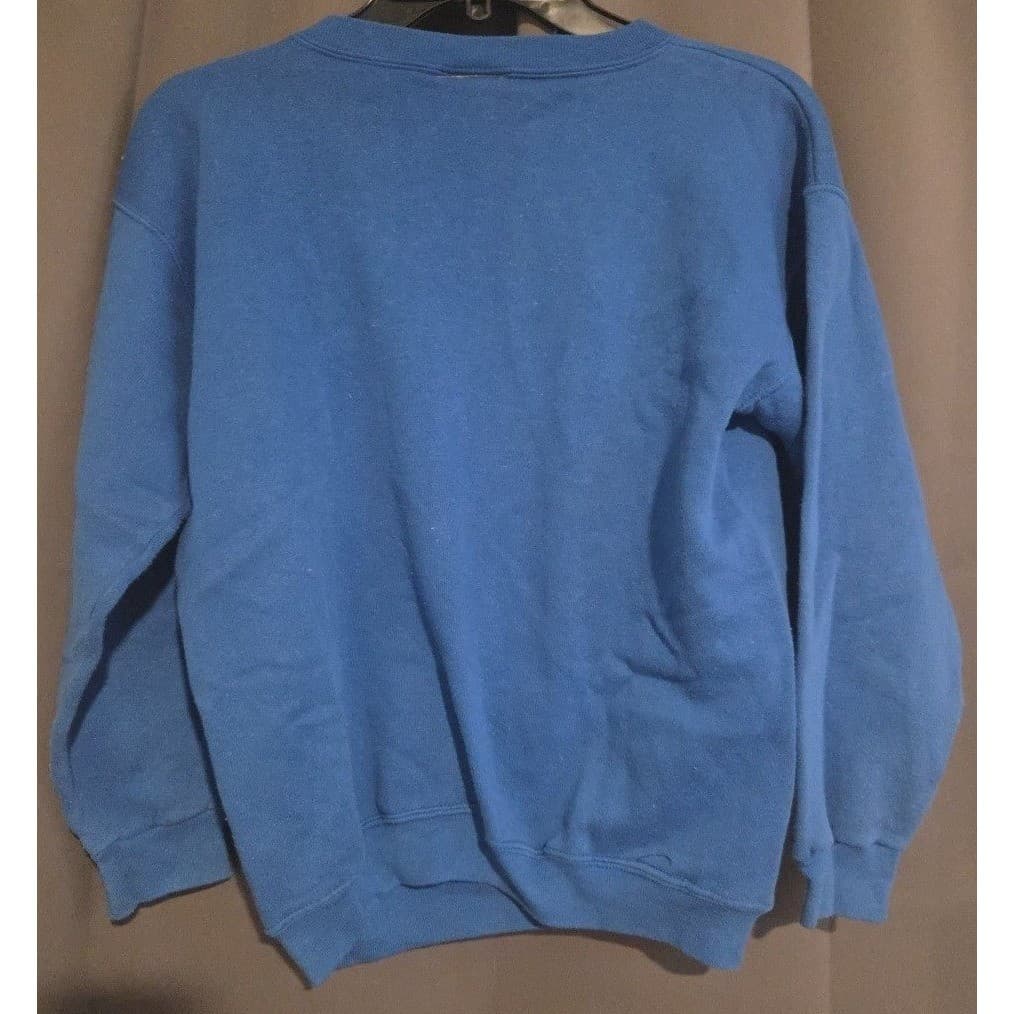 Mickey & Co Disney Kids Royal Blue Upside Down Mickey Mouse Sweatshirt Pullover - Thumbnail 3