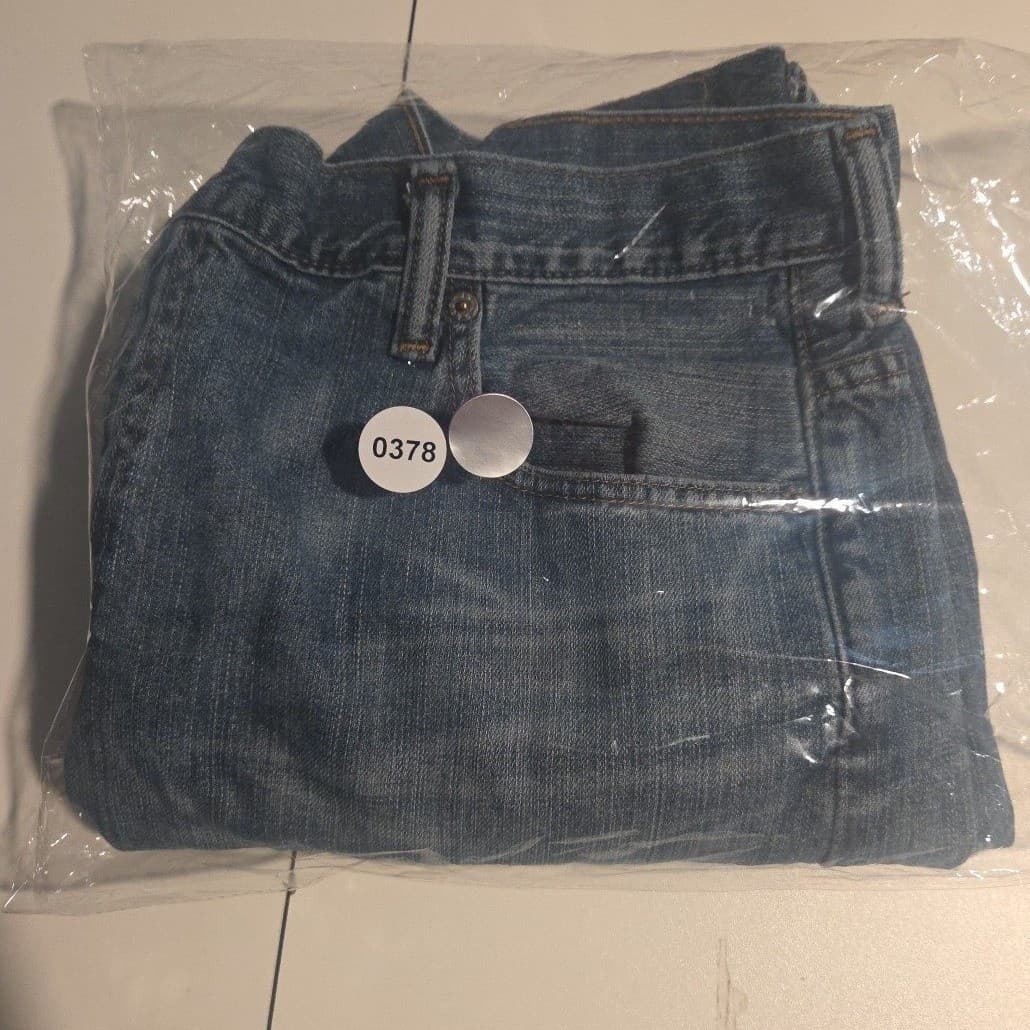 Levis 514 Straight Fit Blue Denim Jeans, Men's Medium Wash, 5 Pocket Zip Fly - Thumbnail 8