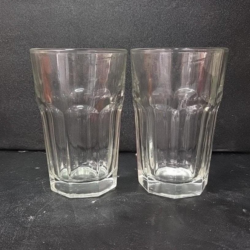 Libbey Duratuff Clear Flat Juice Tumblers, Set of 2, 8oz Pressed Glassware - Thumbnail 7