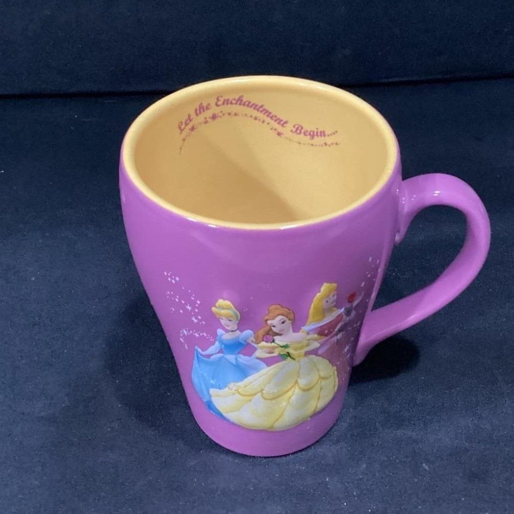 Disney Princess Coffee Cup, Cinderella Belle Aurora, Purple Character Drinkware - Thumbnail 8