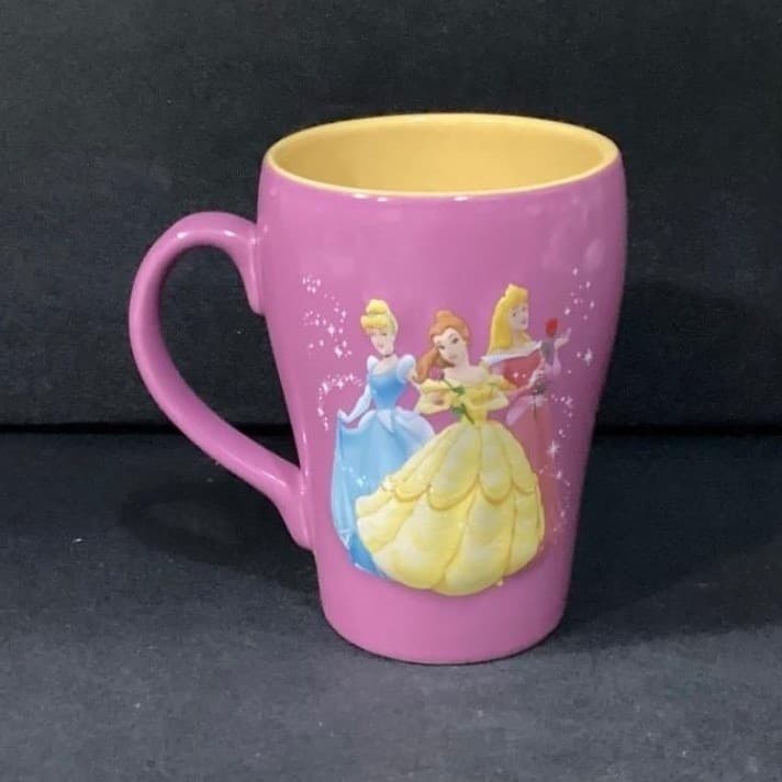 Disney Princess Coffee Cup, Cinderella Belle Aurora, Purple Character Drinkware - Thumbnail 4