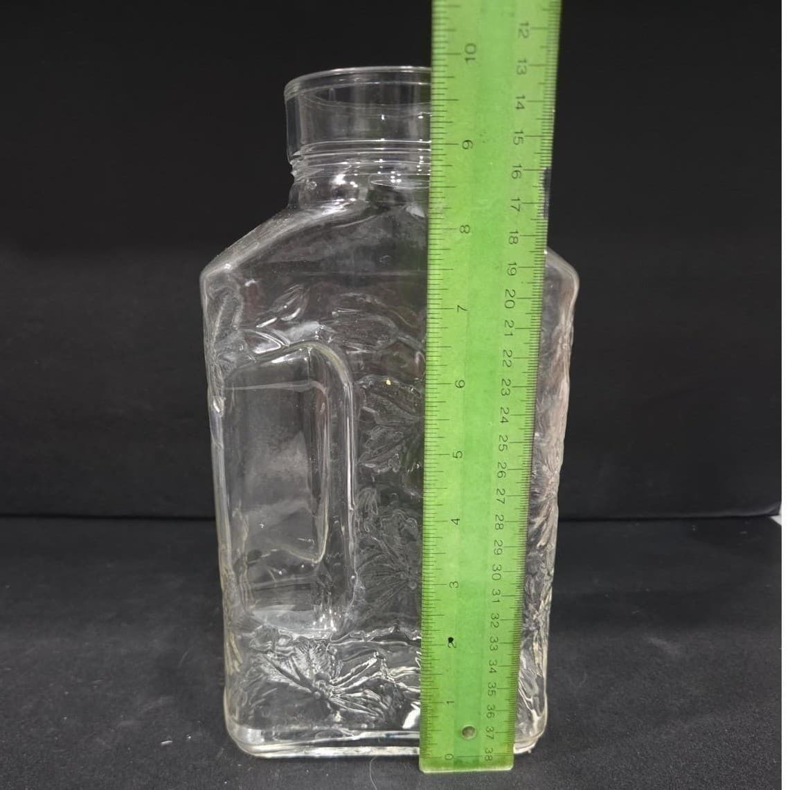 Princess House Fantasia Juice Container #560, Vintage Crystal Lidded Pitcher - Thumbnail 2