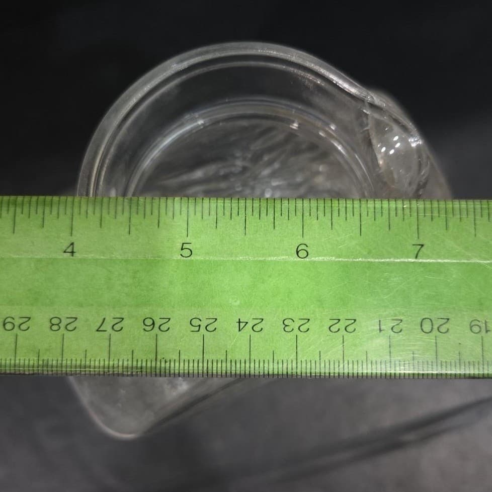 Princess House Fantasia Juice Container #560, Vintage Crystal Lidded Pitcher - Thumbnail 3