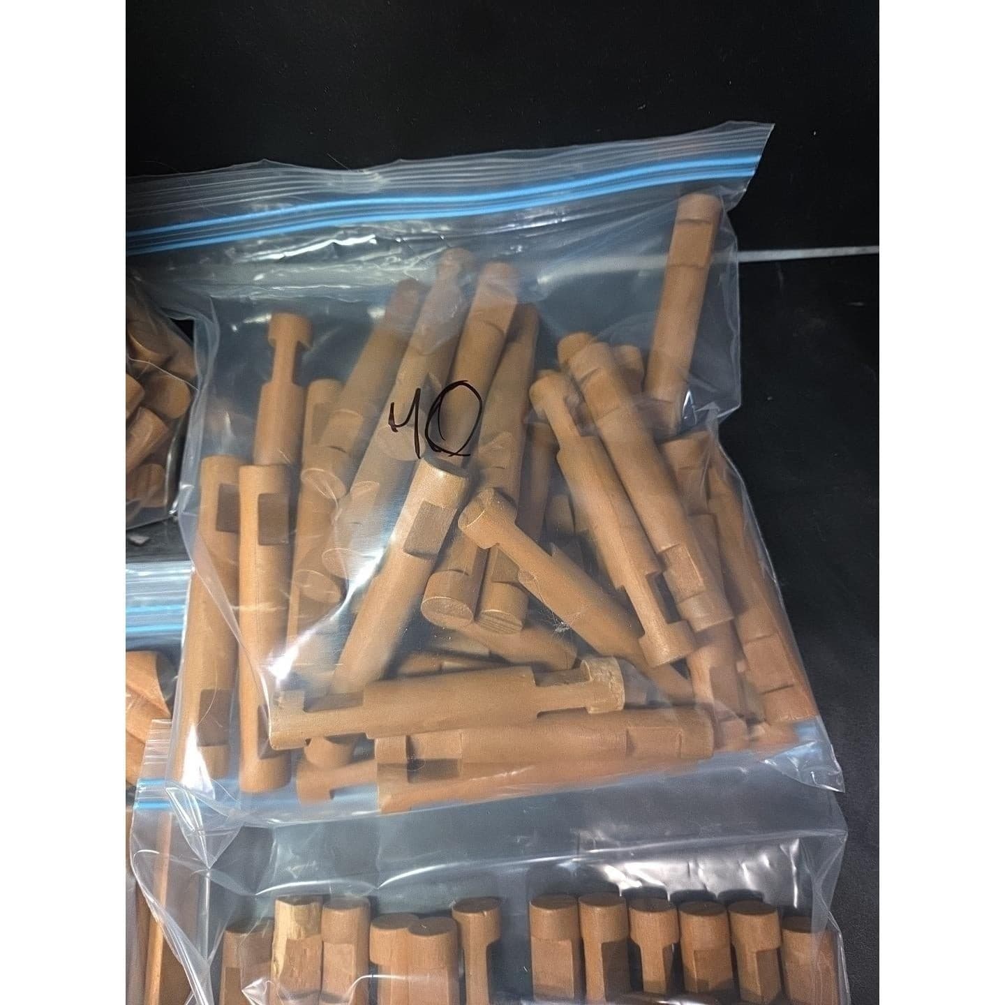 Tumble Tree Timbers Limited Edition Lincoln Logs & Wagon, Vtg Case, 300+ Pieces - Thumbnail 14