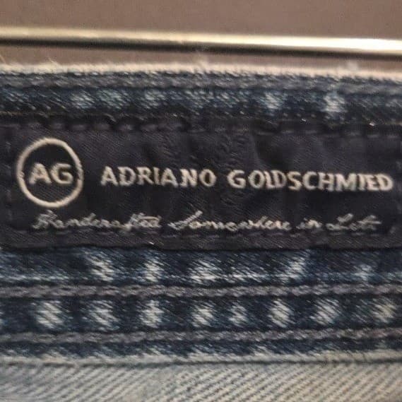 AG Adriano Goldschmied The Protege Straight Leg Blue Jeans, Men's 38x32, USA - Thumbnail 4