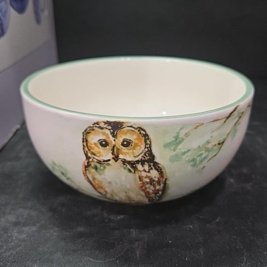 Cracker Barrel Susan Winget Winter Woodland Tableware, 16 Pieces, Forest Animals - Thumbnail 7