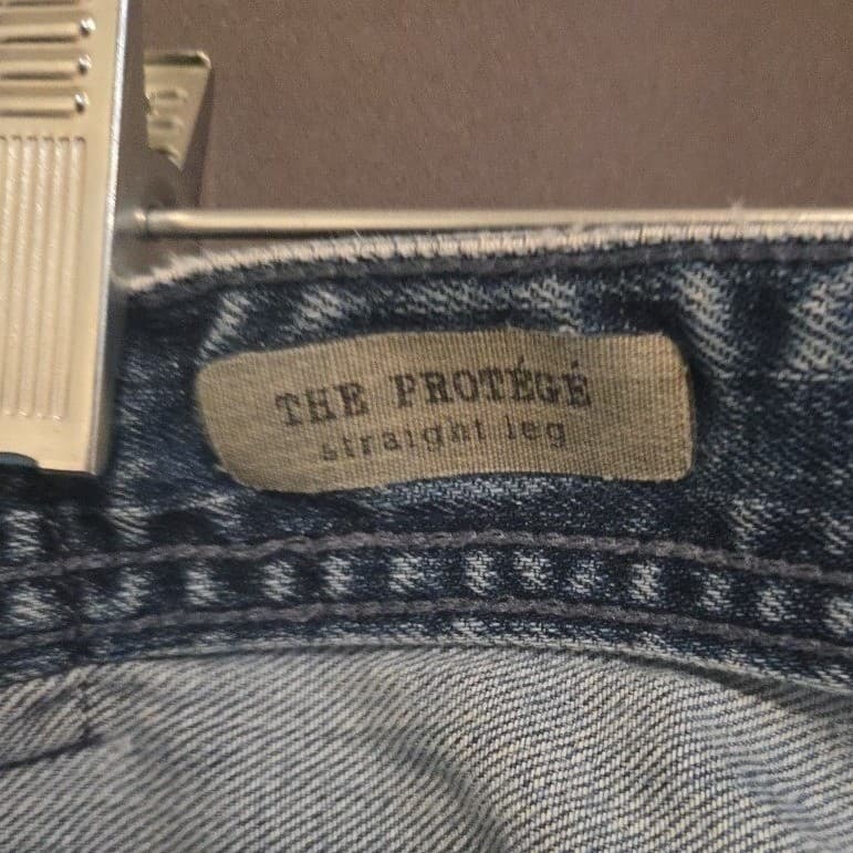 AG Adriano Goldschmied The Protege Straight Leg Blue Jeans, Men's 38x32, USA - Thumbnail 9