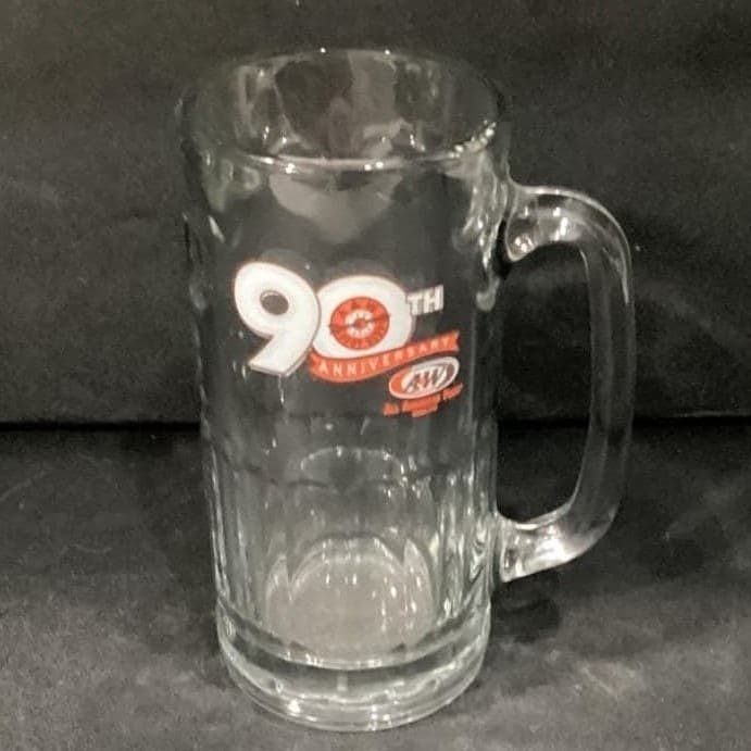 A&W Root Beer 90th Anniversary Mug, Vintage Heavy Glass, Replacement Drinkware - Thumbnail 8