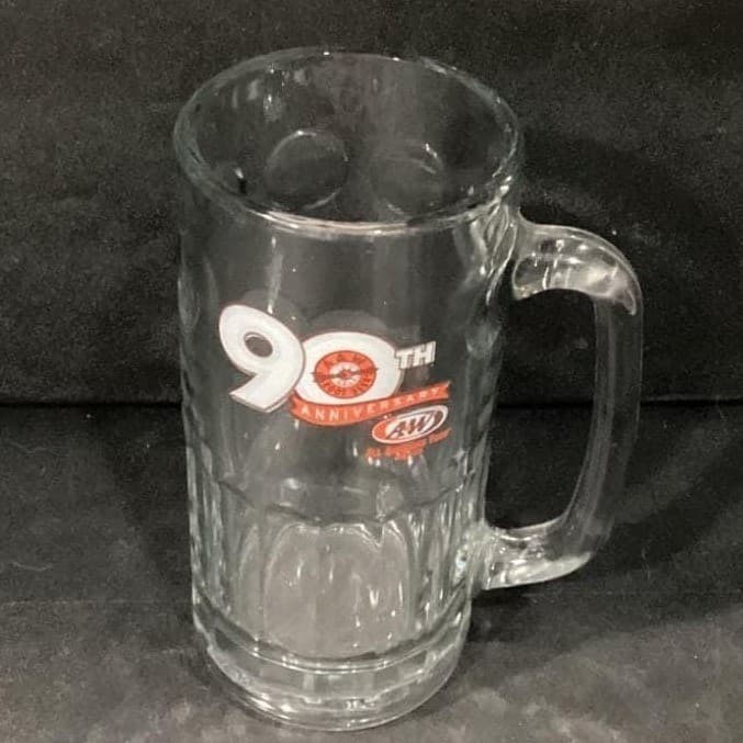 A&W Root Beer 90th Anniversary Mug, Vintage Heavy Glass, Replacement Drinkware - Thumbnail 7