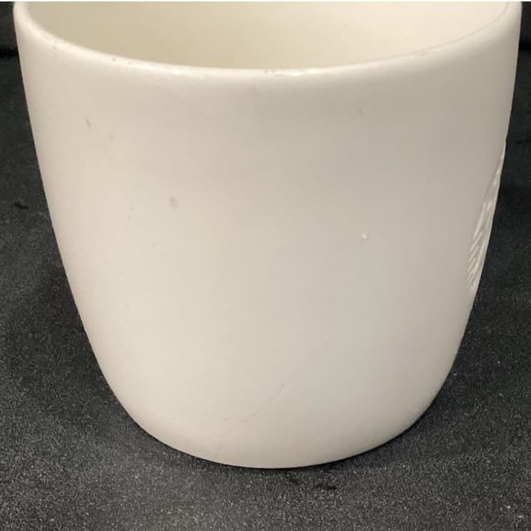 Starbucks White Ceramic Mu, Embossed Siren Logo, Vintage Style Coffee Cup - Thumbnail 8