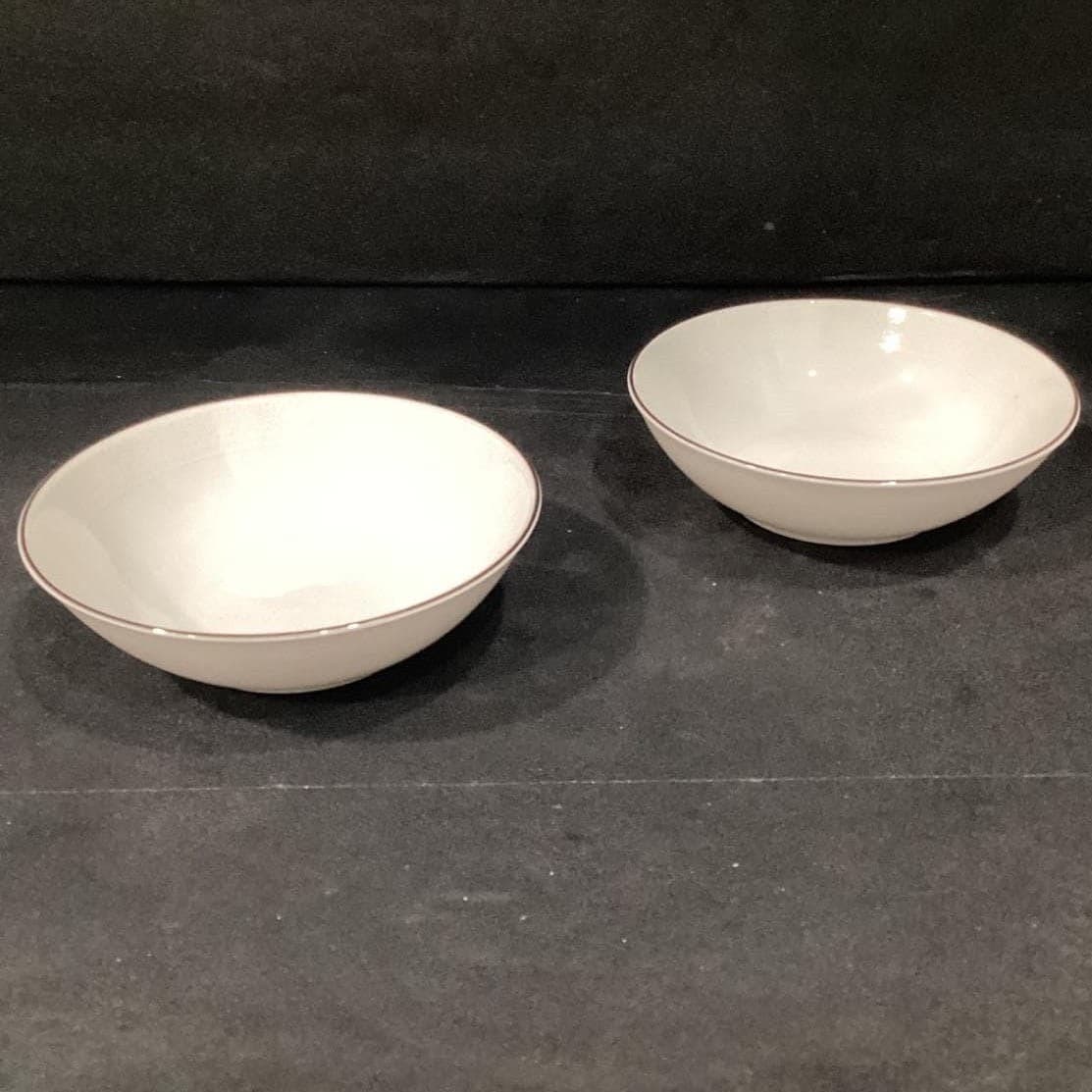 Royal Doulton Amulet Dessert Bowls, Set Of 2, White Floral Fine China Dinnerware - Thumbnail 7