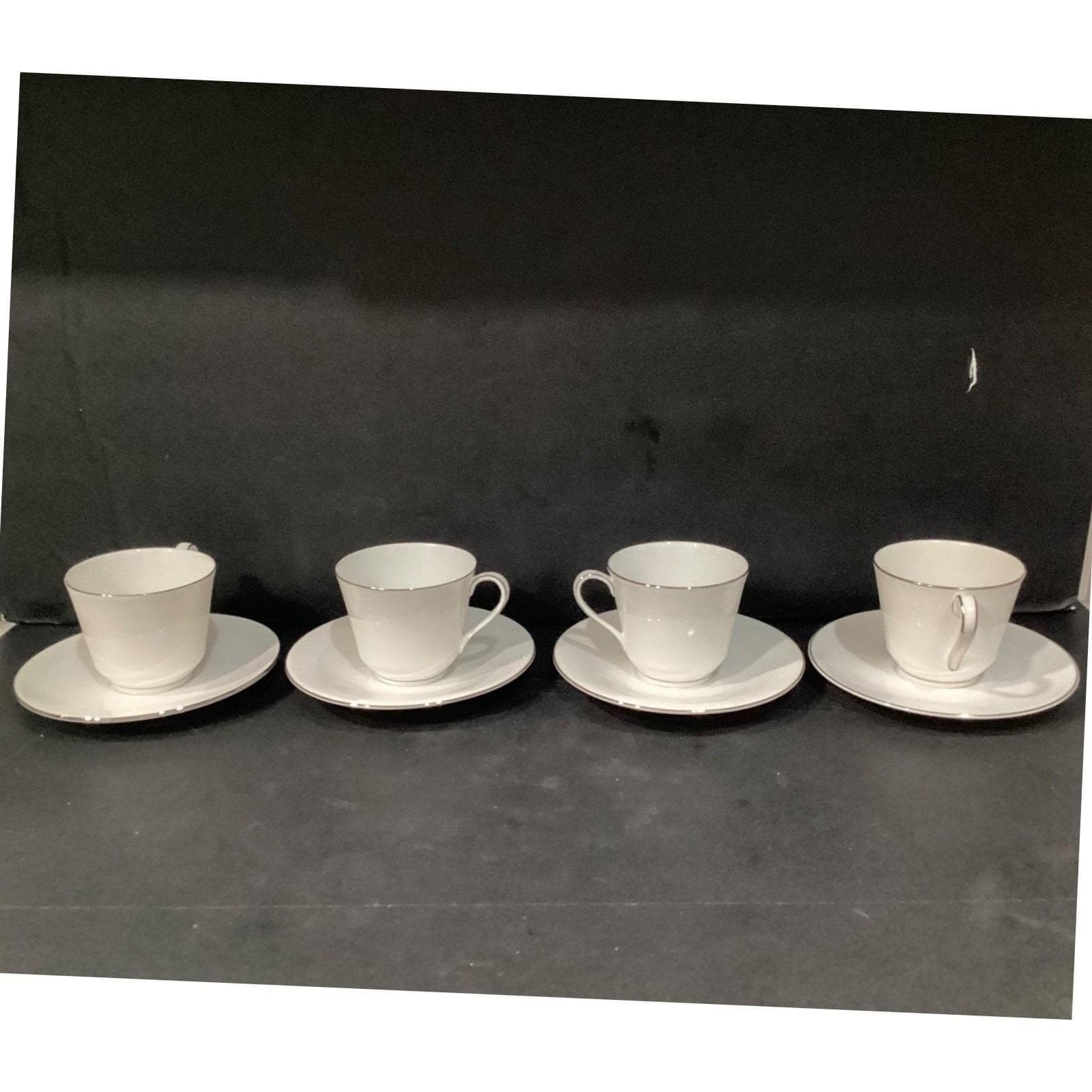 Royal Doulton Amulet Teacups & Saucers, Set of 4, Floral Bone China Tableware - Thumbnail 11
