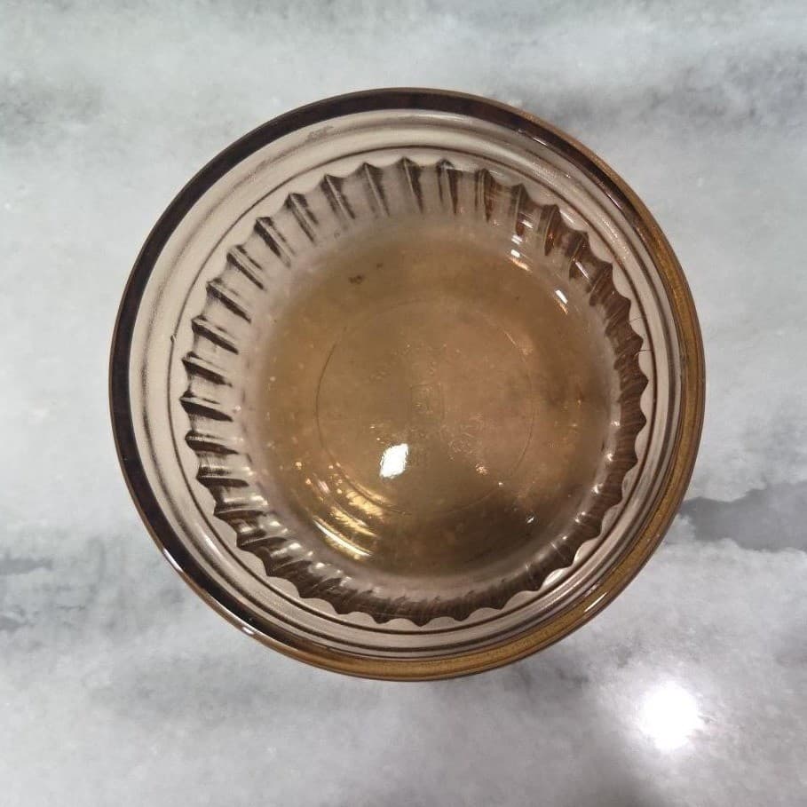 Anchor Hocking Amber Ramekin #1434, Vintage Custard Dish, Brown Kitchenware - Thumbnail 3