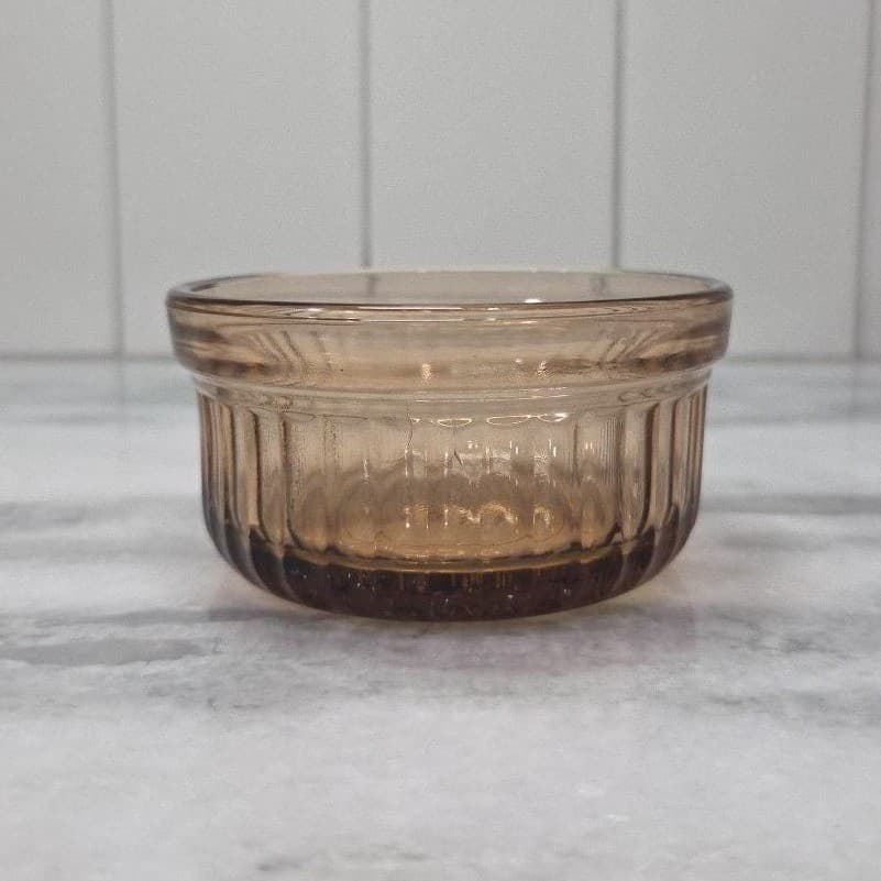 Anchor Hocking Amber Ramekin #1434, Vintage Custard Dish, Brown Kitchenware - Thumbnail 5