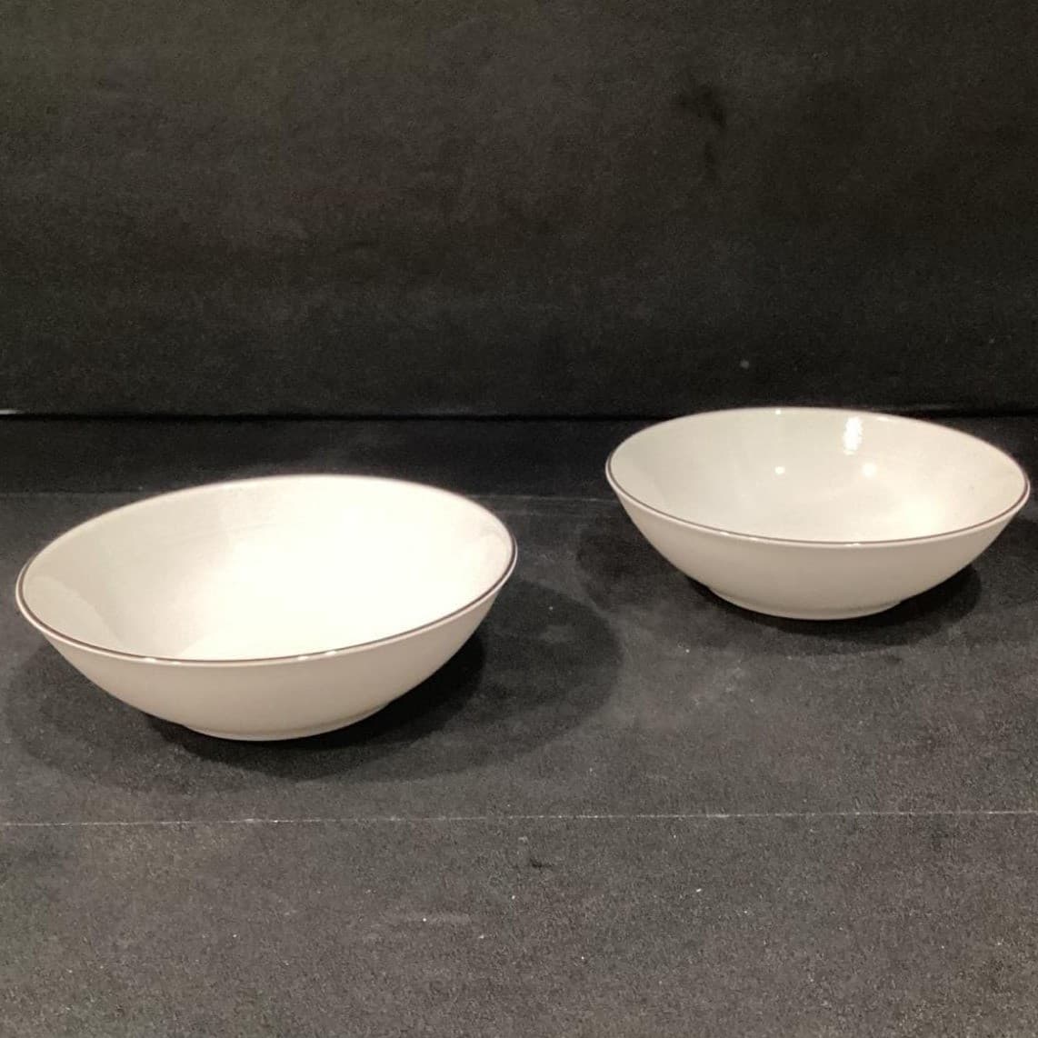 Royal Doulton Amulet Dessert Bowls, Set Of 2, White Floral Fine China Dinnerware - Thumbnail 8
