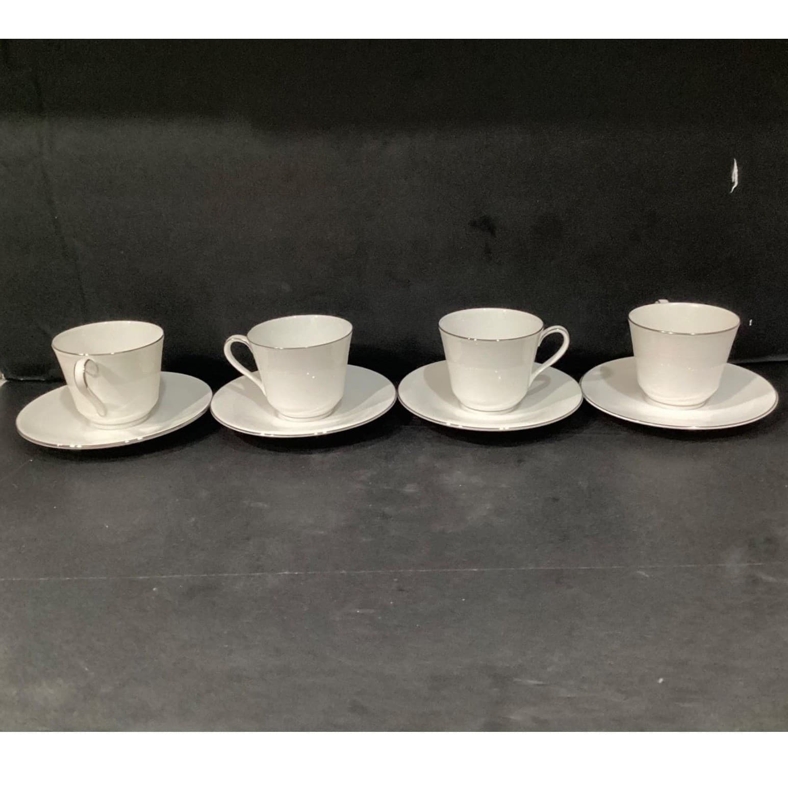 Royal Doulton Amulet Teacups & Saucers, Set of 4, Floral Bone China Tableware - Thumbnail 14